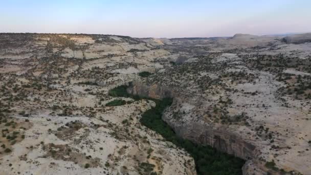 Canyon Στο Grand Staircase Escalante Εθνικό Μνημείο Στη Γιούτα Εναέρια — Αρχείο Βίντεο