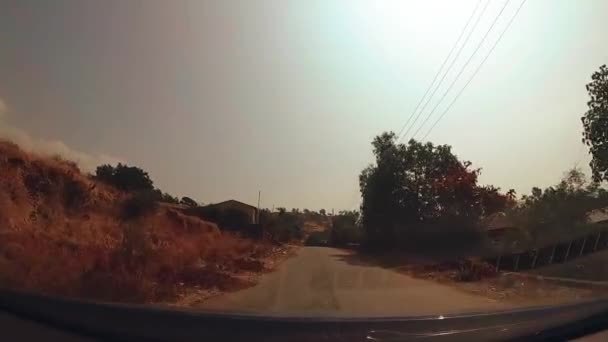 开车穿过Nashik Maharashtra India村1080P — 图库视频影像