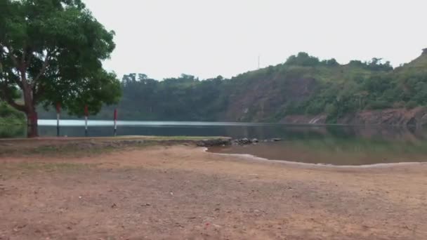 Błękitne Jezioro Hrabstwie Bomi Pobliżu Tubmanburga Liberii — Wideo stockowe
