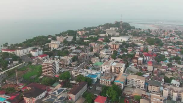 Κεντρική Μονρόβια Και Κοινότητα Στη Μονρόβια Λιβερία Αφρική — Αρχείο Βίντεο