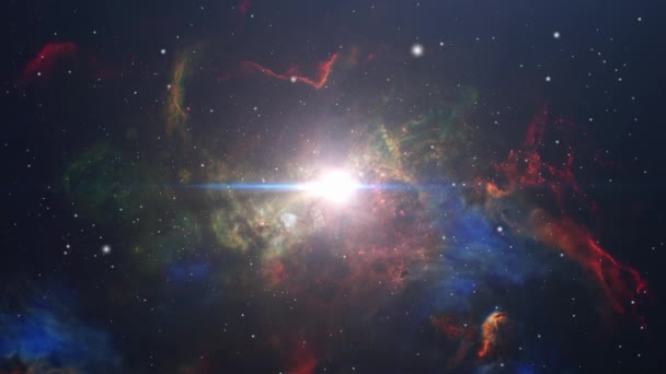 Univers Galaxie Nébuleuse Voie Lactée — Video