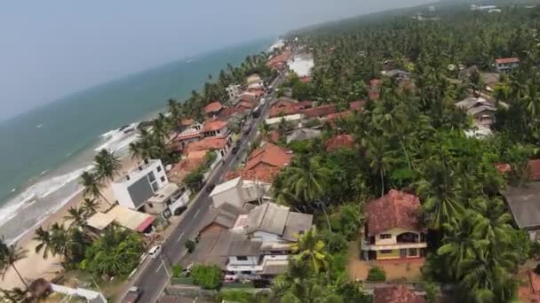 Fpv First Person View Flying Low Quite Residential Area Surrounded — Video Stock