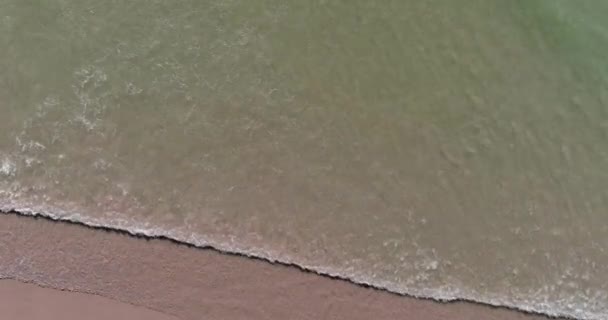 Pohled Ptačí Perspektivy Pláž Lagoon Beach Kapském Městě Jižní Africe — Stock video