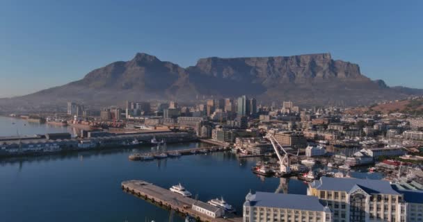 Vista Aérea Cidade Cabo África Sul — Vídeo de Stock