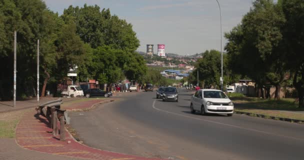 Aufnahme Der Soweto Township Südafrika — Stockvideo