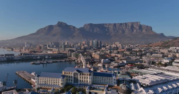 Aerial View Cape Town South Africa — Stockvideo