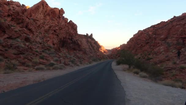 Yangın State Park Nevada Vadisi — Stok video