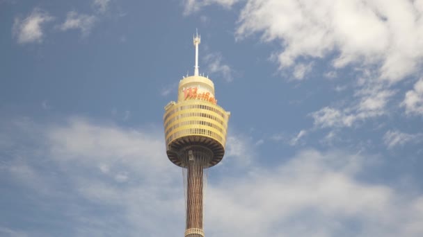 Sydney Tower Eye Uhd Uitzicht Bodem — Stockvideo