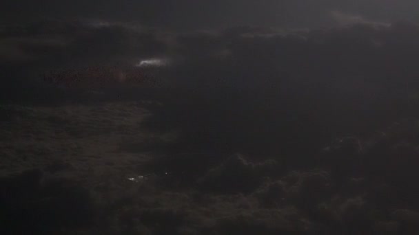 Zdumiewająca Burza Chmurach — Wideo stockowe