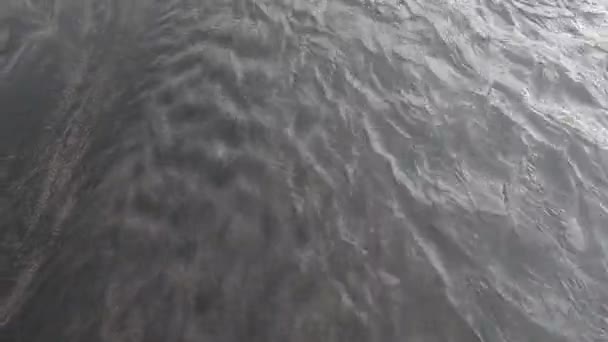 Turyści Cieszący Się Zachodem Słońca Spacer Obok Rzeki Pływów — Wideo stockowe