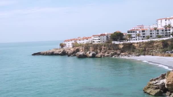 Andalucia Στην Ισπανία Playa Calahonda Του Nerja — Αρχείο Βίντεο
