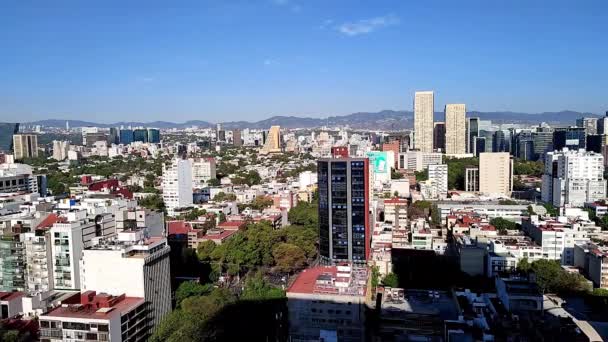 Timelapse Fixo Uma Bela Manhã Polanco México — Vídeo de Stock