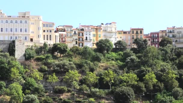 Prospettiva Angolo Basso Monaco Ville — Video Stock