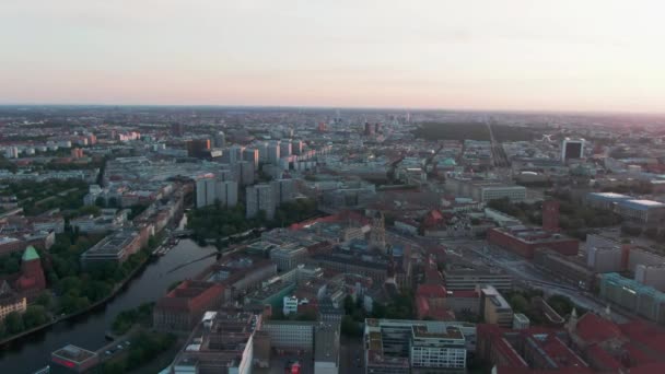 Das Zentrum Von Berlin Deutschland Genannt Berlin Mitte Aus Der — Stockvideo