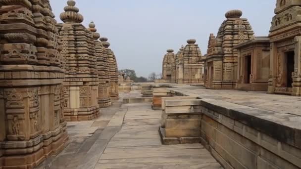 Bateshwar Group Temples Morena Madhya Pradesh — Stockvideo