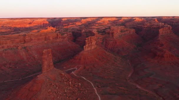 Valley Gods Utah Southwest Usa Inglés Vuelo Drones Cinematográficos Por — Vídeos de Stock