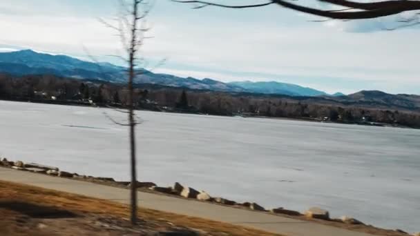 Hladký Záběr Colorado Front Range Rocky Mountains Lovelandu Nádherná Nádherná — Stock video