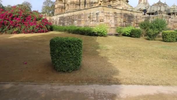 Kandariya Mahadev Temple Khajuraho Madhya Pradesh — Vídeos de Stock