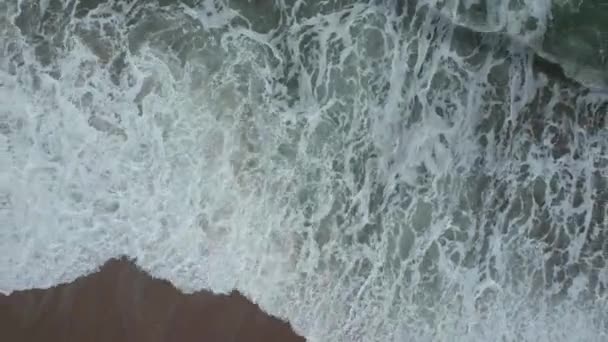 Ocean Waved Pláže Přírodním Pozadí — Stock video