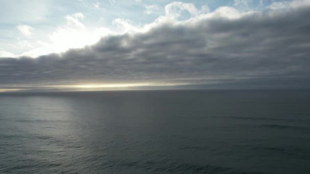 海の風景 美しい空と雲 — ストック動画