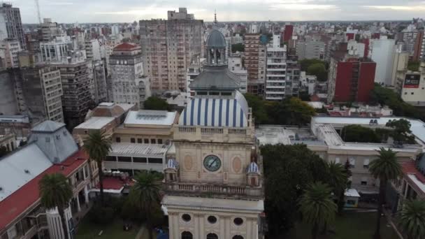 Universität Für Rechtswissenschaften Der Innenstadt Von Rosario Argentina — Stockvideo