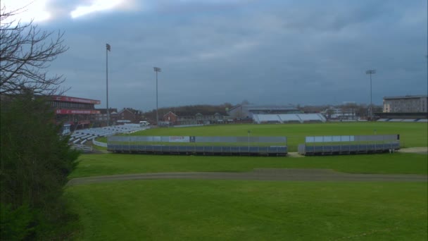 Luchtfoto Van County Cricket Ground Londen Verenigd Koninkrijk — Stockvideo