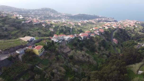 Vistas Mar Desde Ponta Sol Madeira Disparo Dji — Vídeo de stock