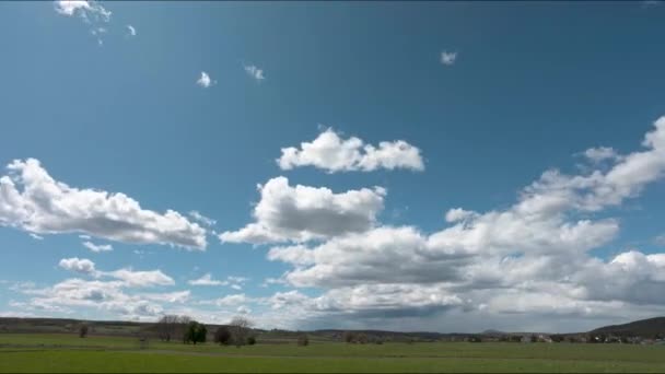 Timelapse Chmur Ładnej Pogodzie Naturą — Wideo stockowe