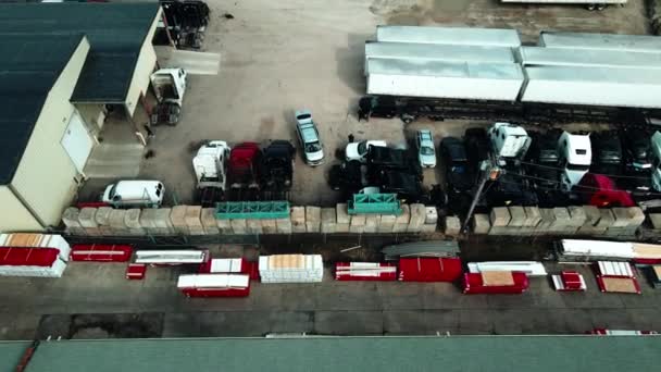 货运公司四千个货场 — 图库视频影像