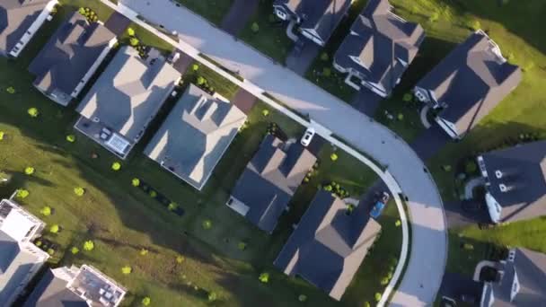 Volando Sobre Casas Suburbanas — Vídeo de stock