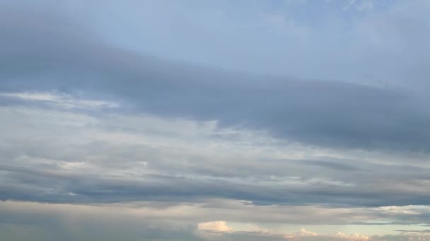 Stratus Cloud Timelapse Abstract Sky Backdrop Комерційне Тло — стокове відео