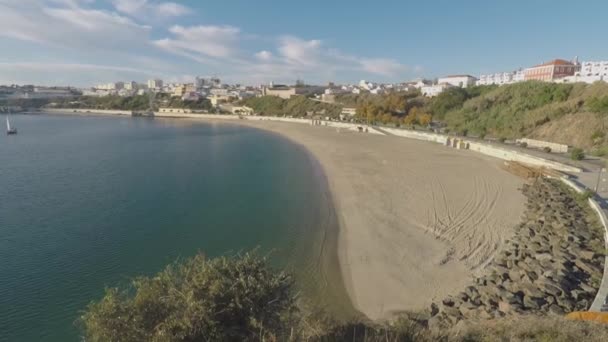 Playa Arena Sines Portugal — Vídeos de Stock