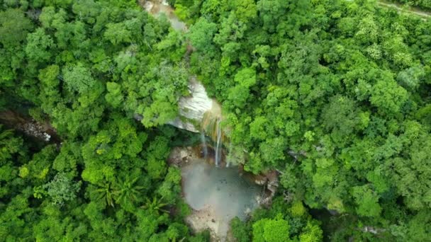 Una Cascada Llamada Alto Espejo Santa Cruz Bolivia Lugar Escondido — Vídeo de stock