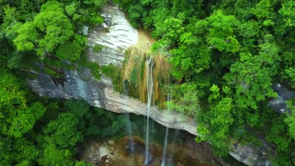 Una Cascada Llamada Alto Espejo Santa Cruz Bolivia Lugar Escondido — Vídeos de Stock