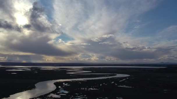 Drone View Looking Upstream Barwon River Lake Connewarre Barwon Heads — Stock Video