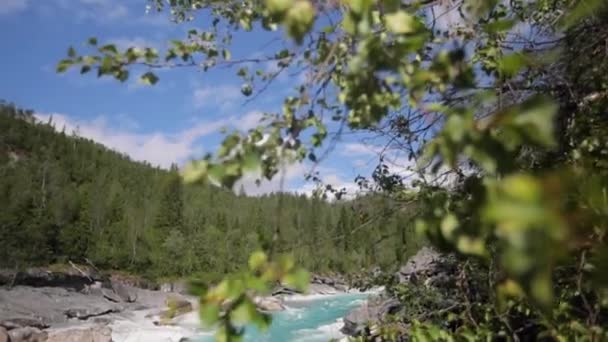 Révélation Eau Turquoise Marmorslottet Helgeland Norvège Nord — Video