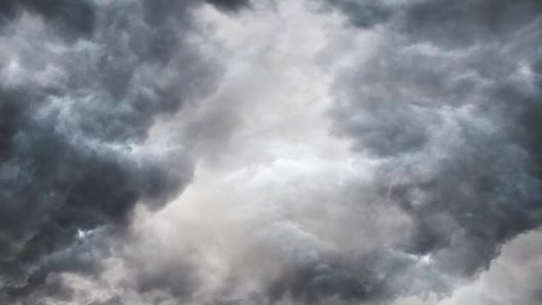 Thunderstorm Dark Cumulonimbus Cloud — Stockvideo