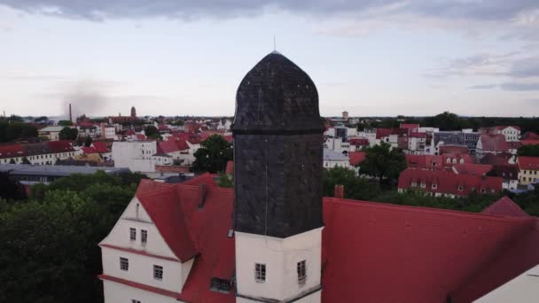 Rotating One Towers Kothen Castle Germany — Wideo stockowe