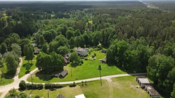 Waldmassiv Aus Der Sicht Des Turms Feuerturm Wald — Stockvideo