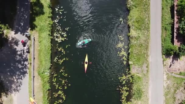 Sub Kayak Agua — Vídeos de Stock