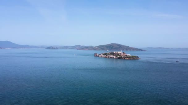 Escape Alcatraz Blue Pano — Stockvideo