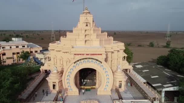 Die Palitana Tempel Des Jainismus Befinden Sich Auf Dem Shatrunjaya — Stockvideo