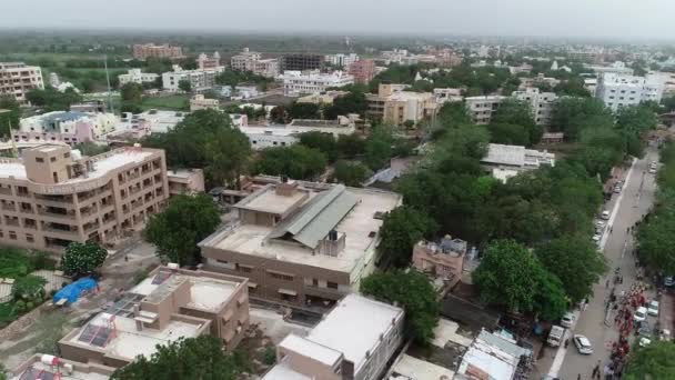 Dzsain Templomok Shatrunjaya Hegy Tetején Palitana Bhavnagar Körzet Gujarat India — Stock videók