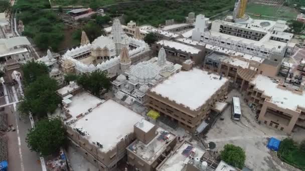 Aerial Shot More 900 Temple Palitana Temple — Vídeos de Stock