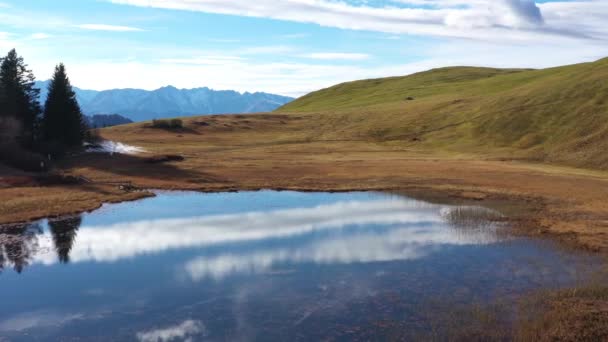 Mountainlake Swiss Alps Bergsee Den Schweizer Alpen Stelsersee Prttigau Bei — Vídeo de Stock