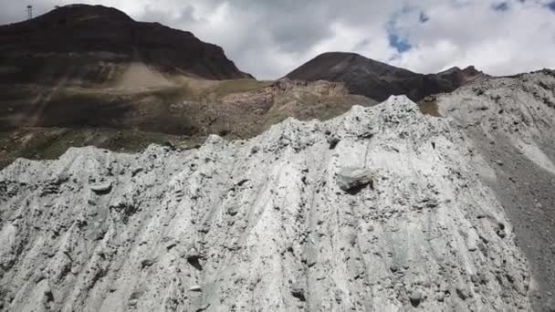 Skaliste Grzbiety Górskie Alpach Szwajcaria Widok Lotu Ptaka — Wideo stockowe