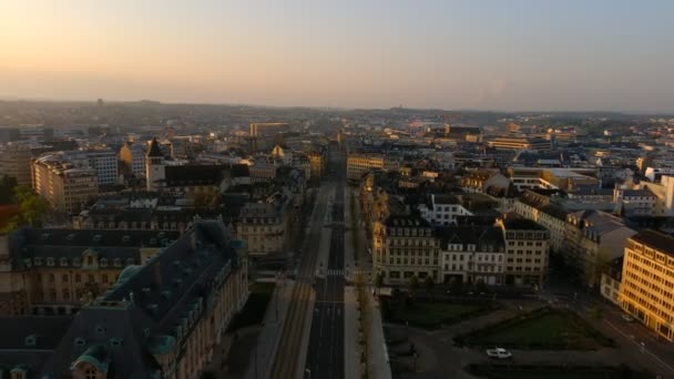 Avenue Liberte Luxembourg City — ストック動画