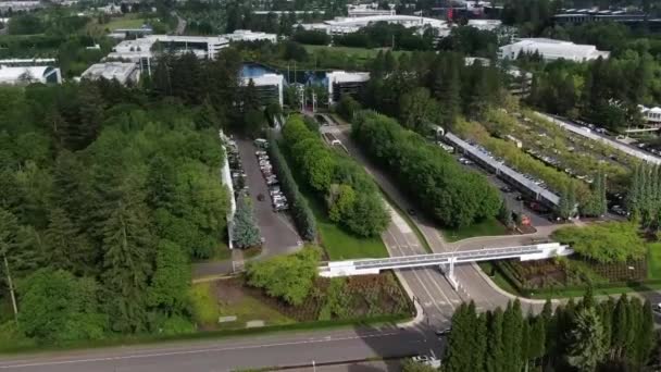 Drone Nike Campus Push — Vídeo de stock