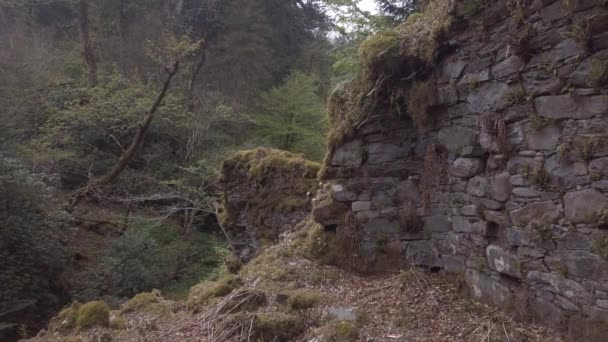 Pan Shot Old Water Mill Old Ardkinglas Estate Cairndow — Wideo stockowe