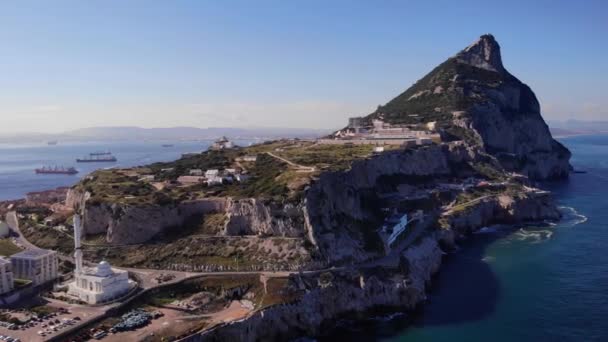 Vista Aérea Mezquita Rey Fahad Bin Abdulaziz Saud Europa Point — Vídeos de Stock